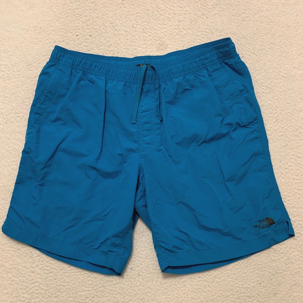 The North Face FlashDry Swim Trunks Mens XL (37x8) Blue Mesh Lined Board Shorts